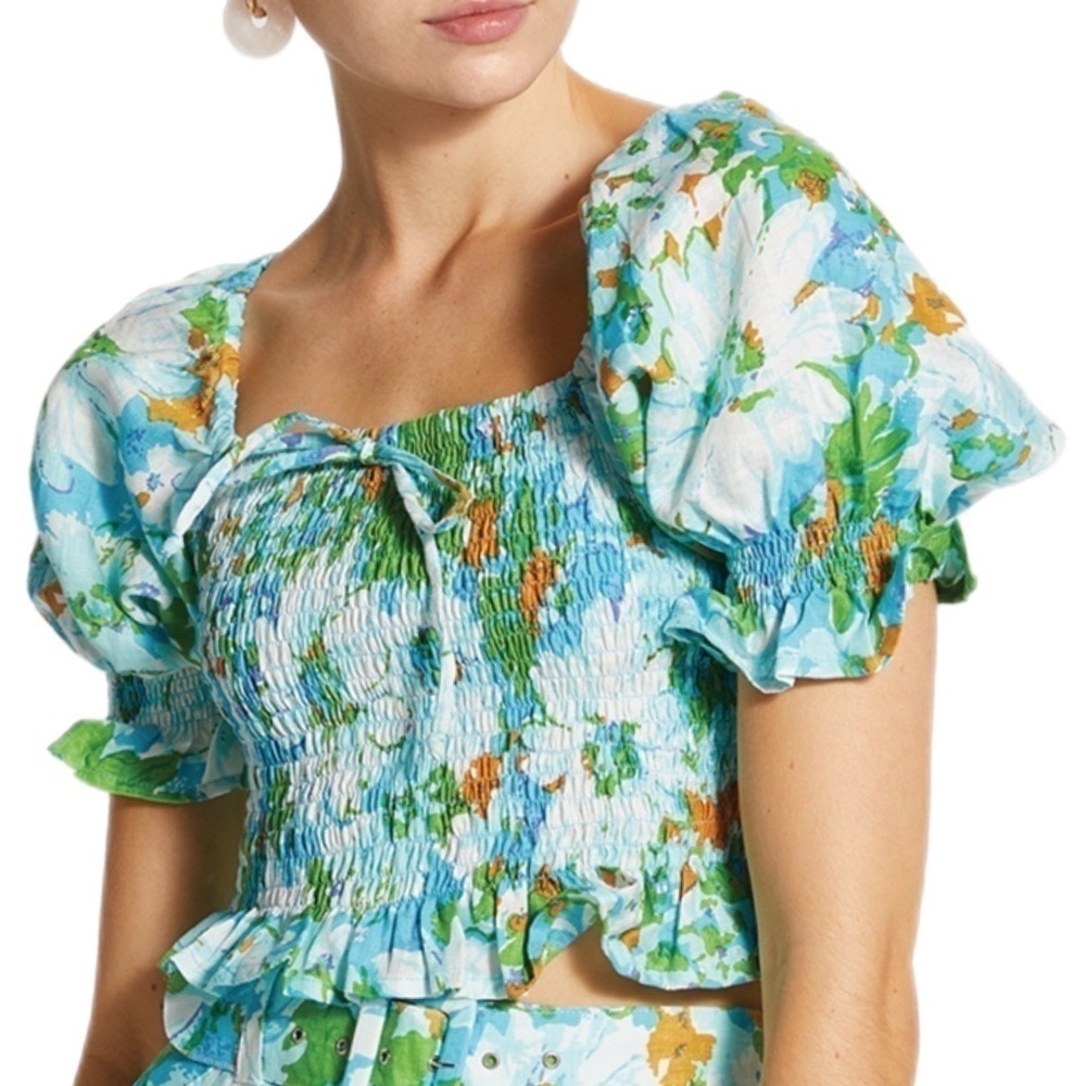 Nwt | FAITHFULL THE BRAND Lenora Gardone Floral Top Size 4
